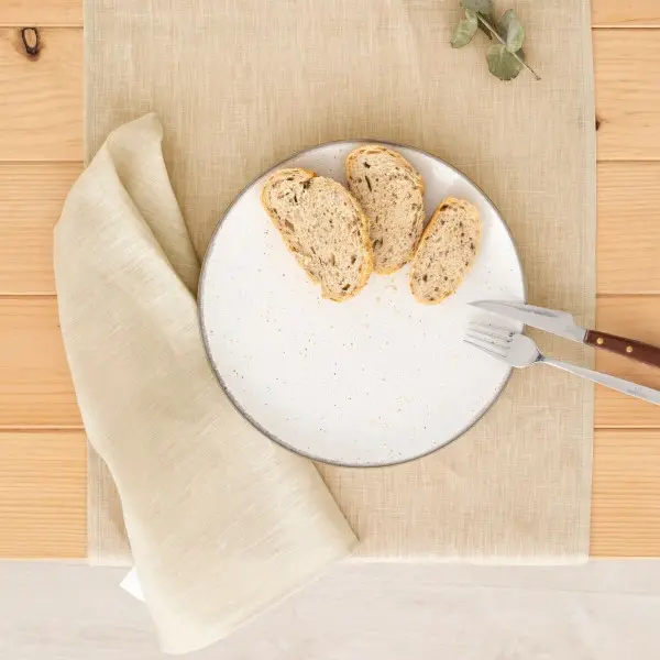 Table Runner Muaré Beige 45 x 140 cm