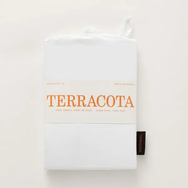 Nordic cover Terracota White 240 x 220 cm