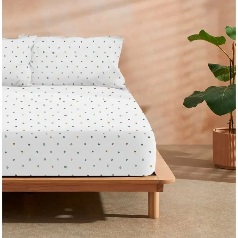 Fitted bottom sheet Ripshop Zuri Multicolour 90 x 200 cm