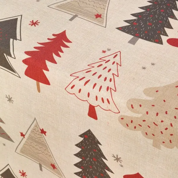 Stain-proof resined tablecloth Muaré Laponia 140 x 140 cm