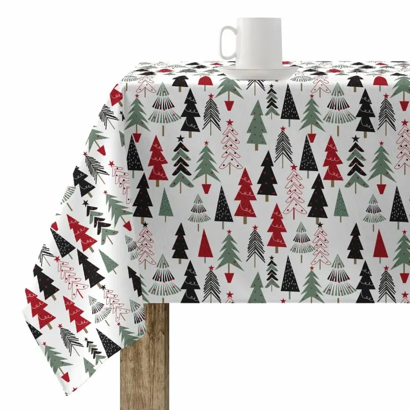 Stain-proof resined tablecloth Muaré Laponia 200 x 140 cm