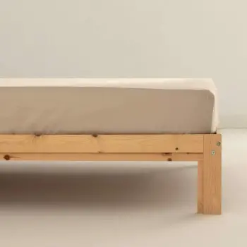 Fitted bottom sheet Terracota Cement 105 x 200 cm 2