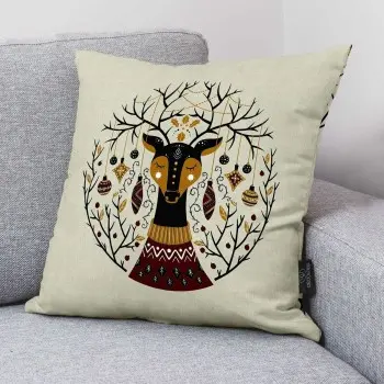 Cushion cover Muaré Christmas Deer 50 x 50 cm 2