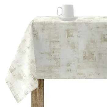 Stain-proof resined tablecloth Muaré Texture Gold 200 x...