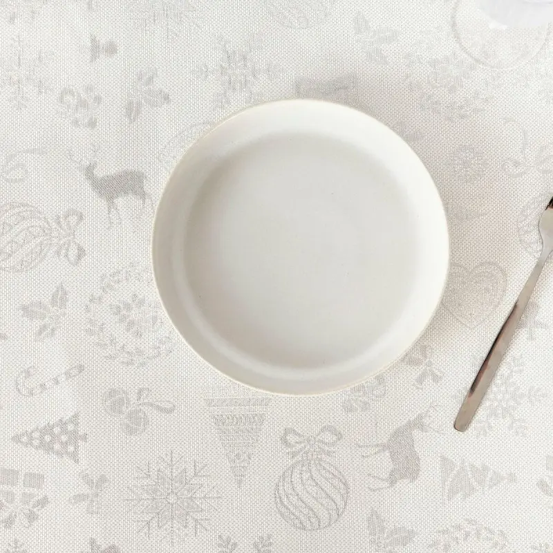 Stain-proof tablecloth Muaré Christmas 200 x...