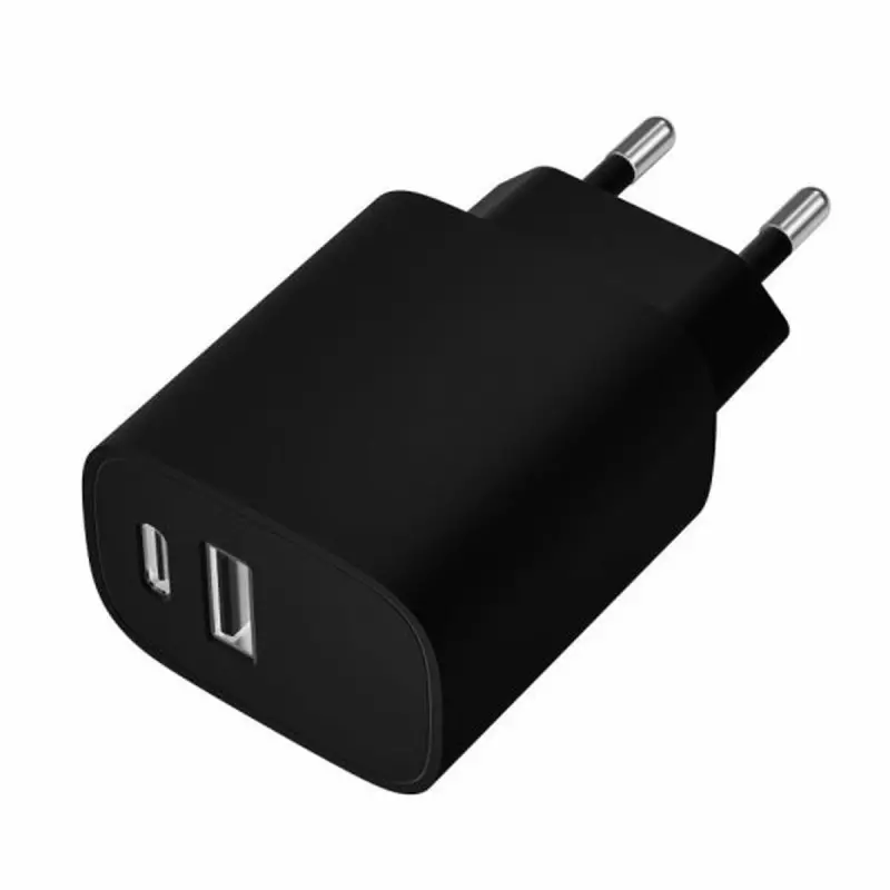 Wall Charger LEOTEC LECSPH20W2K 20 W Black