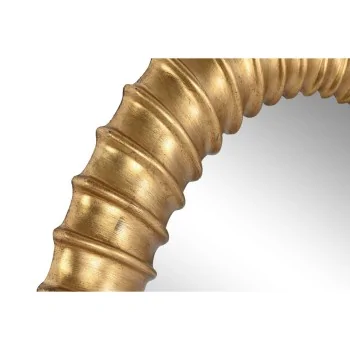 Wall mirror Home ESPRIT Golden Resin Mirror 95 x 10 x 95 cm 2