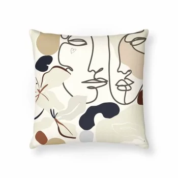 Cushion with Filling Belum Faces I A Multicolour 45 x 10...