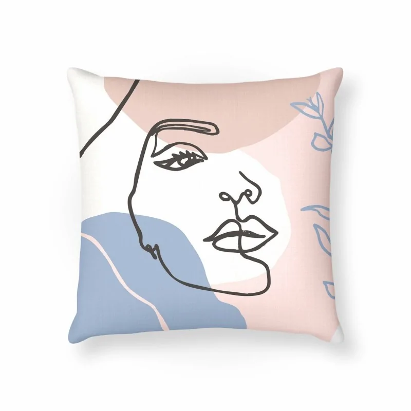Cushion with Filling Belum Faces II B Multicolour 45 x 10 x 45 cm