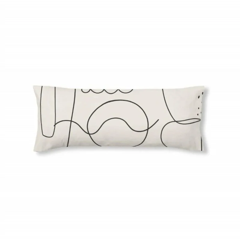 Pillowcase Ripshop Liso Burgundy 80x80cm
