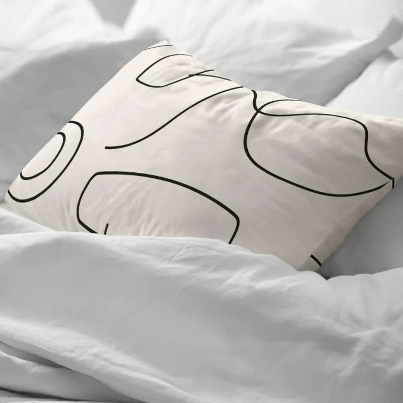 Pillowcase Ripshop Liso Burgundy 45 x 125 cm