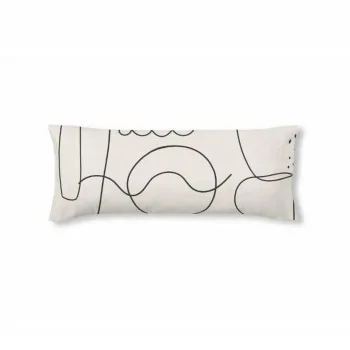Pillowcase Ripshop Liso Burgundy 45 x 125 cm 2
