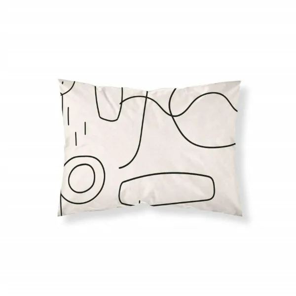 Pillowcase Ripshop Liso Burgundy 45 x 125 cm