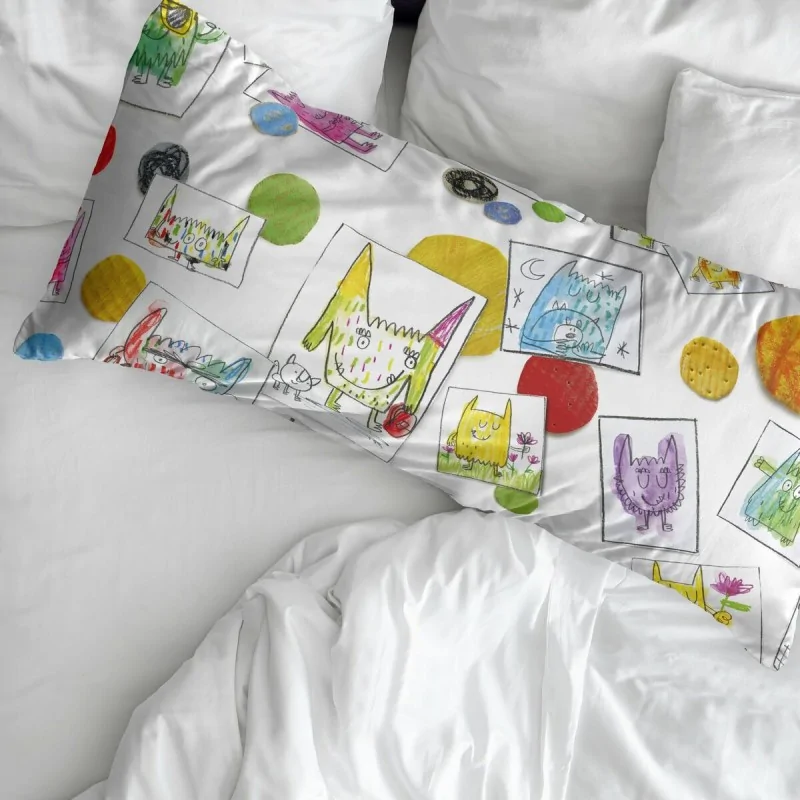 Pillowcase Ripshop Indiana Multicolour 45 x 110 cm