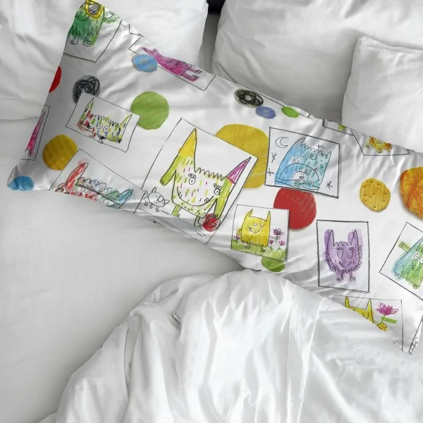 Pillowcase Ripshop Indiana Multicolour 45 x 125 cm