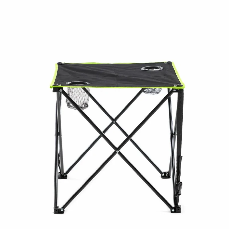 Folding Textile Camping Table with Cover...