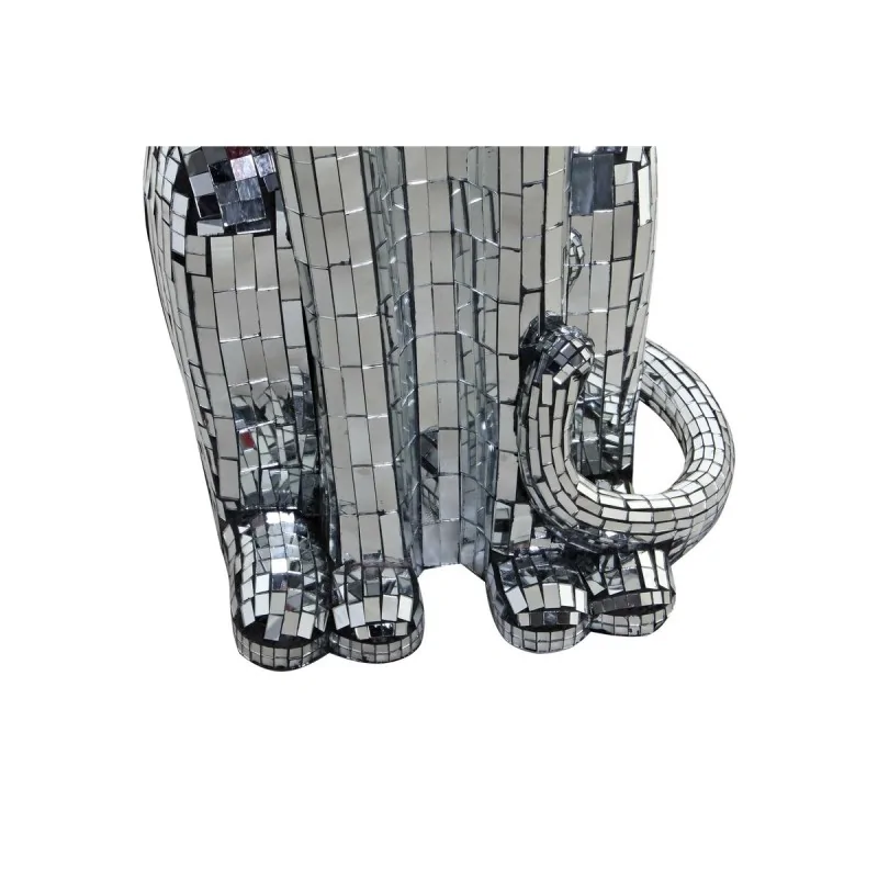 Decorative Figure DKD Home Decor Silver Leopard...