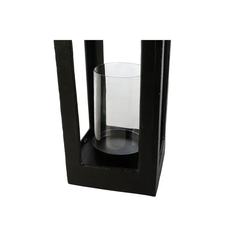 Lantern DKD Home Decor Black Aluminium Crystal...