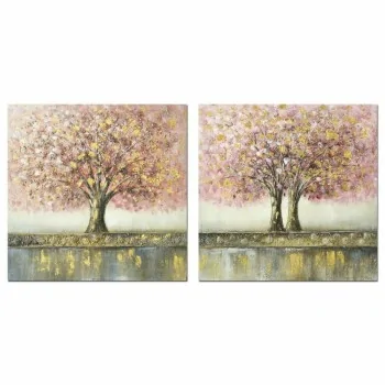 Painting DKD Home Decor Tree 80 x 3 x 80 cm Traditional...