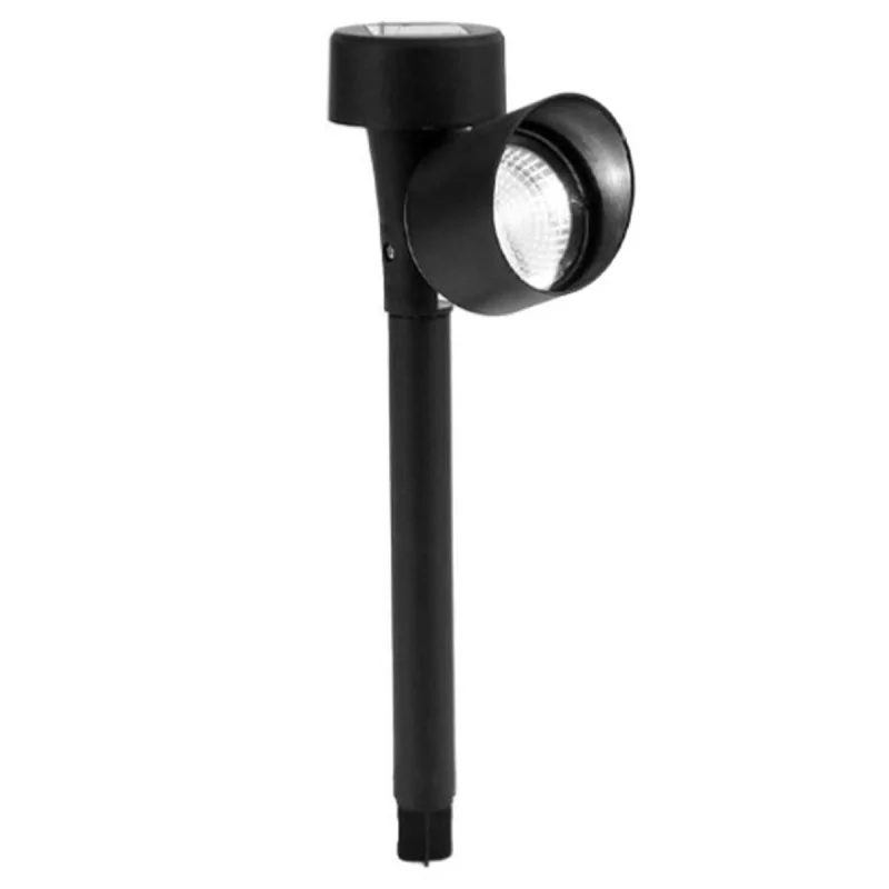 Solar lamp Black polypropylene 12 x 26 x 5,5 cm...