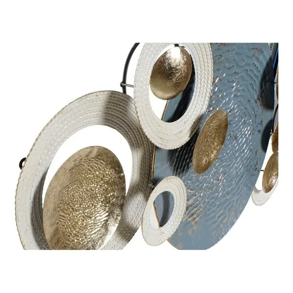 Wall Decoration DKD Home Decor Green Golden Abstract 127,6 x 5,7 x 61 cm