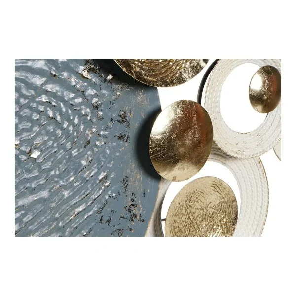 Wall Decoration DKD Home Decor Green Golden Abstract 127,6 x 5,7 x 61 cm
