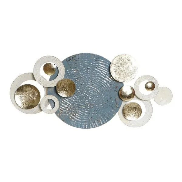 Wall Decoration DKD Home Decor Green Golden Abstract 127,6 x 5,7 x 61 cm