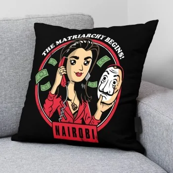 Cushion cover La casa de papel Chibi Eng A Black 45 x 45 cm 2