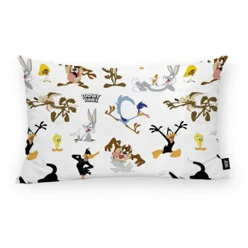 Cushion cover Looney Tunes Looney Characters C White 30 x...