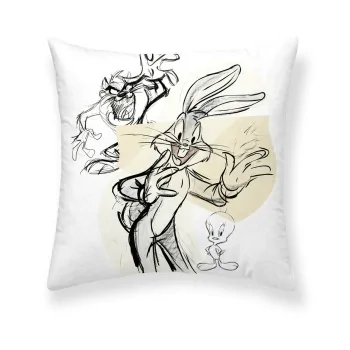Cushion cover Looney Tunes Looney Sketch A 45 x 45 cm