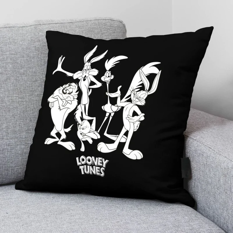 Cushion cover Looney Tunes Looney B&w A Black...