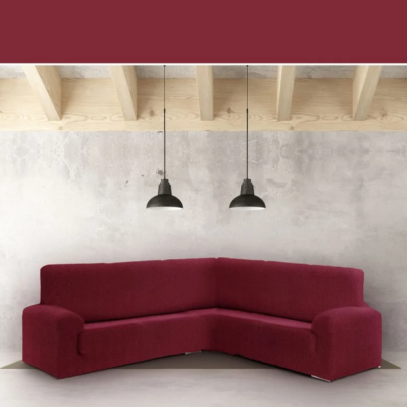 Sofa Cover Eysa JAZ Burgundy 110 x 120 x 600 cm