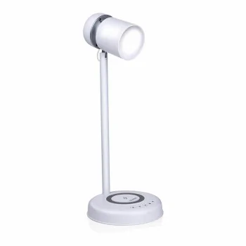 LED lamp with Speaker and Wireless Charger Grundig White...