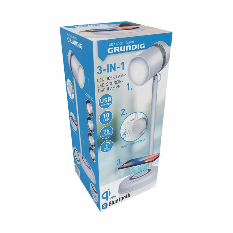 LED lamp with Speaker and Wireless Charger...