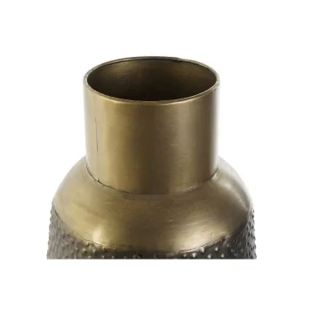 Vase DKD Home Decor Grey Golden Dark grey Metal Modern 25... 2