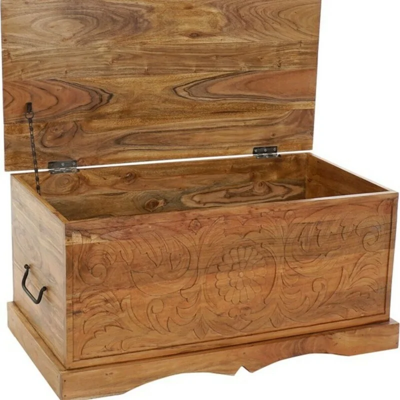 Chest DKD Home Decor Wood Colonial Acacia 90 x...