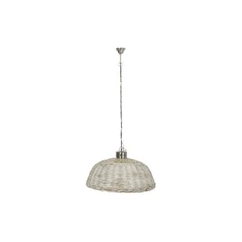 Ceiling Light DKD Home Decor Silver Natural Metal 50 W 80...
