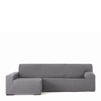 Left long arm chaise longue cover Eysa TROYA Grey 170 x...