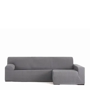 Right long arm chaise longue cover Eysa TROYA Grey 170 x...