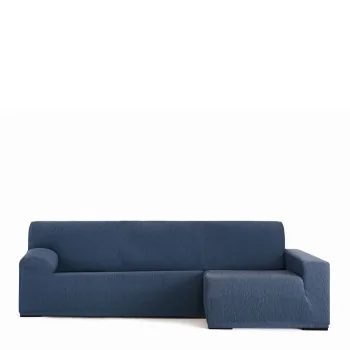 Right long arm chaise longue cover Eysa TROYA Blue 170 x...