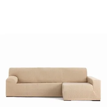 Right long arm chaise longue cover Eysa TROYA Beige 170 x...