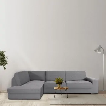 Sofa Cover Eysa JAZ Grey 110 x 120 x 500 cm 2