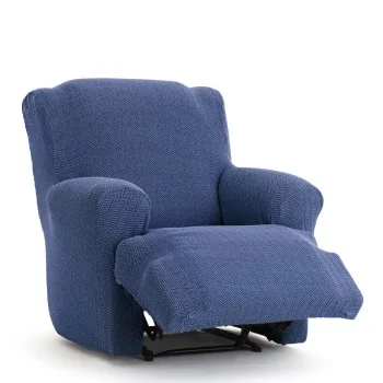 Armchair slipcovers Eysa JAZ Blue 80 x 120 x 110 cm