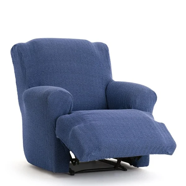 Armchair slipcovers Eysa JAZ Blue 80 x 120 x 110 cm