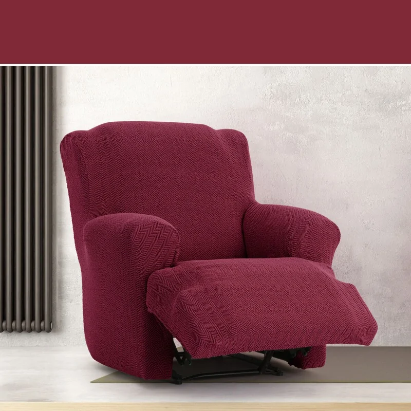 Armchair slipcovers Eysa JAZ Burgundy 80 x 120...