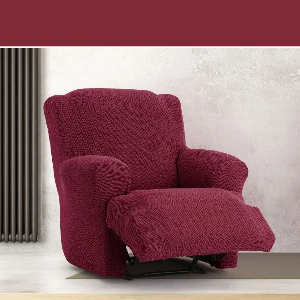 Armchair slipcovers Eysa JAZ Burgundy 80 x 120 x 110 cm