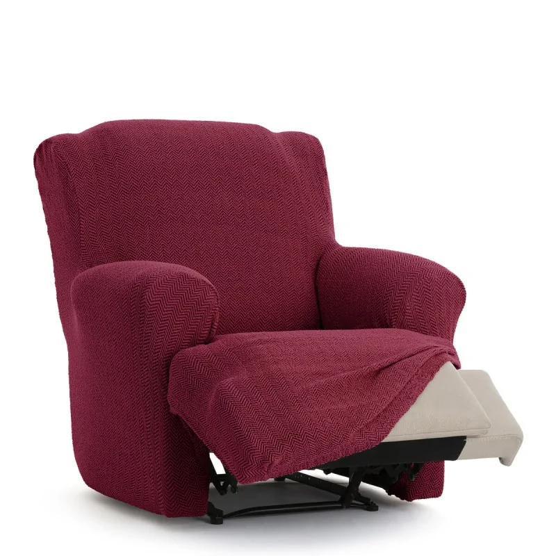 Armchair slipcovers Eysa JAZ Burgundy 80 x 120...