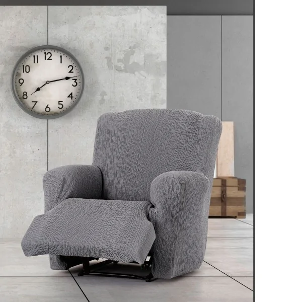Armchair slipcovers Eysa TROYA Grey 80 x 100 x 90 cm