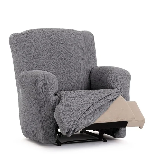 Armchair slipcovers Eysa TROYA Grey 80 x 100 x 90 cm