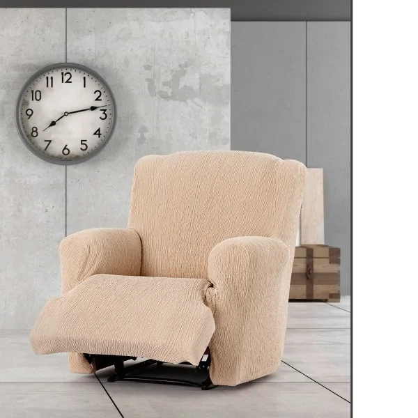 Armchair slipcovers Eysa TROYA Beige 80 x 100 x 90 cm